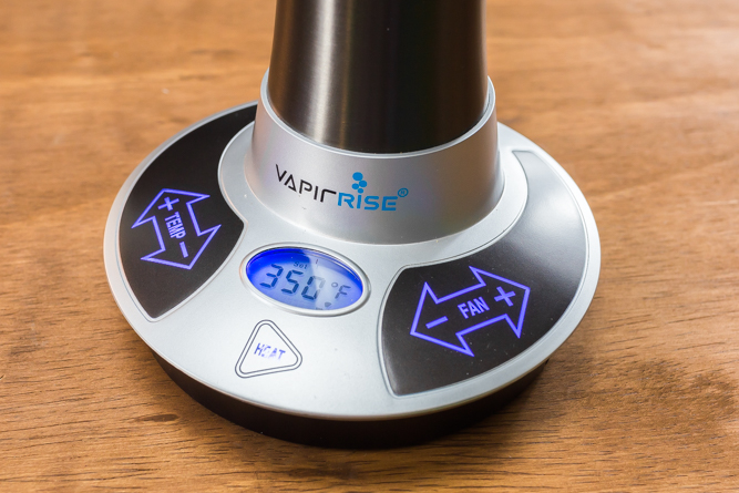 The Vapir Rise desktop vaporizer.