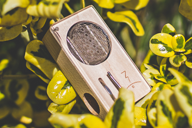 The Magic Flight Launch Box vaporizer.